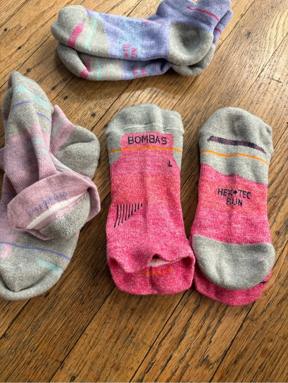 Bombas Low-Cut Athletic Socks in Pink, Purple, Lilac